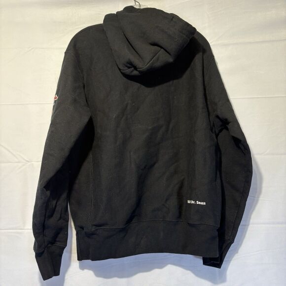 Champion Dr. Seuss Cat In The Hat Black Pullover Sweatshirt Hoodie Men’s Size M - Picture 5 of 9